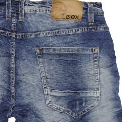 Rövidnadrág Leox Denim 8858 Minimal Trendy Stretch Short #2 Rövidnadrág Leox Denim 8858 Minimal Trendy Stretch Short #2