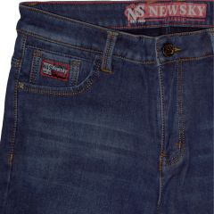 Nadrág NewSky Denim Design XF327 Trendy Straight Stretch