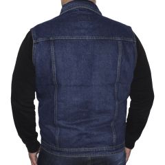 Dzseki Toll Jeans Wear 871 Klasszikus férfi farmer mellény Dzseki Toll Jeans Wear 871 Klasszikus férfi farmer mellény