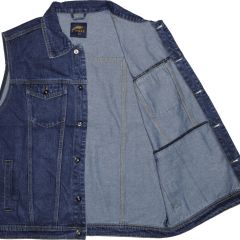 Dzseki Toll Jeans Wear 871 Klasszikus férfi farmer mellény Dzseki Toll Jeans Wear 871 Klasszikus férfi farmer mellény