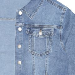 Dzseki Sunbird Plus Size Original Denim Stretch Jacket Light Blue