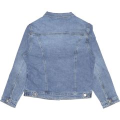 Dzseki Sunbird Plus Size Original Denim Stretch Jacket Light Blue