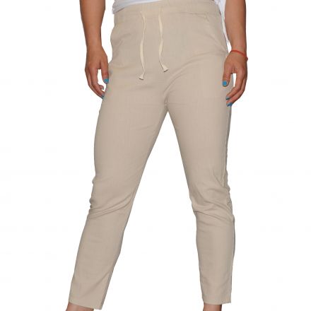 Nadrág Miss Capri 519 Pinky Nature Cotton + Stretch Capri (Körgumis)