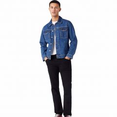 Nadrág Wrangler® Greensboro 803 Black Valley Straight Stretch W15QHP19A