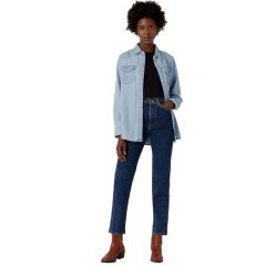 Nadrág Wrangler® Wild West 603 DB High Rise Straight Canyon Lake W2H2D222Z