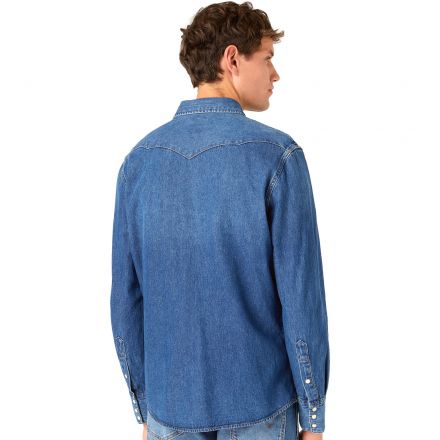 Ing Wrangler® Icon Light Blue Denim Shirt 27MW 2Years W5MSLW922