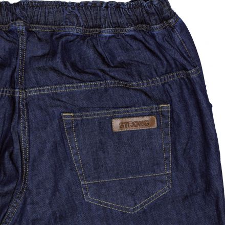 Nadrág Strong Jeanswear Wide Leg Jeans with Elastic Waist (Gumírozott)