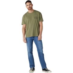 Póló Wrangler® TS Deep Lichen Green Graphic Tee W7BGEEX1X