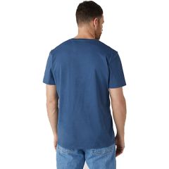 Póló Wrangler® TS Dark Denim Logo Tee W7X1D3XTG