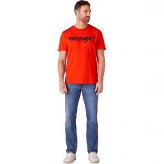 Póló Wrangler® TS Orange.com Logo Tee W7X1D3R42