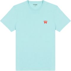 Póló Wrangler® TS Canal Blue Sign Off Tee W70MD3TU2