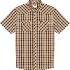 Ing Wrangler® Ss Western Shirt Tobacco Brown W5H84M81A Ing Wrangler® Ss Western Shirt Tobacco Brown W5H84M81A