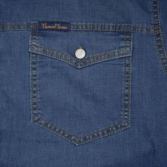 Ing Thomas Jeans Bronx sztreccs klasszikus rövid ujjú farmering