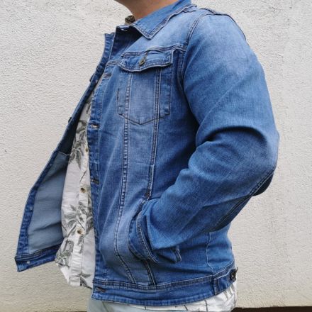 Dzseki Viman Denim Jeans 22310 Boston Trendy Stretch Jacket