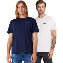 Póló Wrangler® 2Pack Sign Off Tee DB+Whi Real Navy W7BZFQXW4 Póló Wrangler® 2Pack Sign Off Tee DB+Whi Real Navy W7BZFQXW4