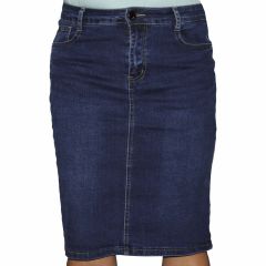 Szoknya Sunbird 5052 Margaret Stretch Denim Skirt Szoknya Sunbird 5052 Margaret Stretch Denim Skirt