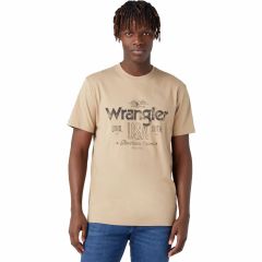 Póló Wrangler® Americana Tee 'W' Chinchilla 112341145 Póló Wrangler® Americana Tee 'W' Chinchilla 112341145