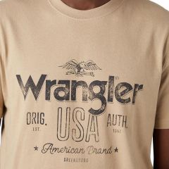 Póló Wrangler® Americana Tee 'W' Chinchilla 112341145 Póló Wrangler® Americana Tee 'W' Chinchilla 112341145