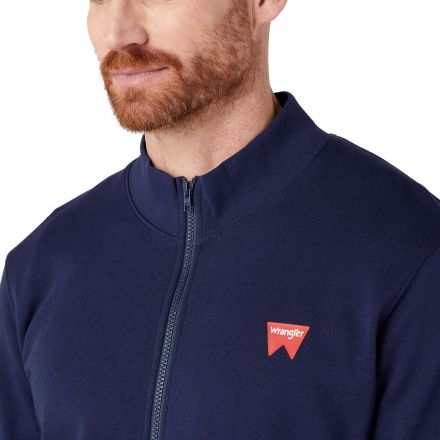Pulóver Wrangler® Funnel Neck Zip Real Navy 112341207
