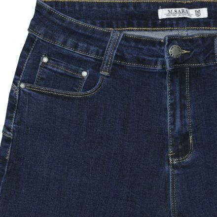 Nadrág M. Sara Denim 6995 Penelope Straigth Denim Stretch
