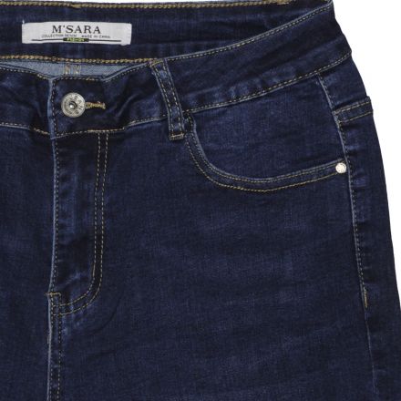 Nadrág M. Sara Denim 6910 Allison Classic Straight Denim