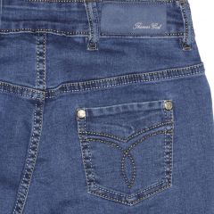Nadrág Thomas Jeans 2120 Jessica Straight Midblue Stretch