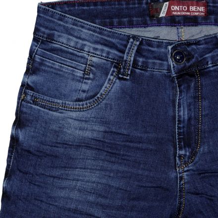 Nadrág Conto Bene Denim Wear 1788 Tettorosso Trendy Straight Denim