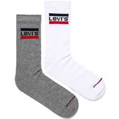 Zokni Levi's® Regular Cut Batwing Logo Recycle (White/Grey) 902012001062