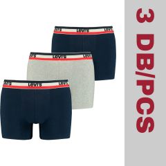 Alsónemű Levi's® Men Boxer Brief x3 DB,LG,NB 100002870001