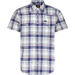 Ing Lee® Ss Western Shirt Medieval Blue 112349936