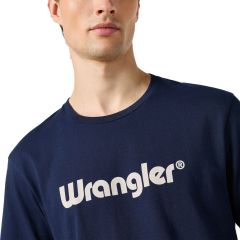 Póló Wrangler® Logo Tee Navy 112350524 Póló Wrangler® Logo Tee Navy 112350524