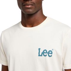 Póló Lee® Medium Wobbly Lee Tee Ecru 112349079