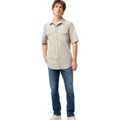 Ing Wrangler® Ss Western Shirt Green 112350579