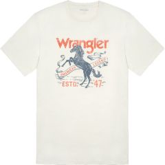 Póló Wrangler® Americana Tee Worn White 112350722