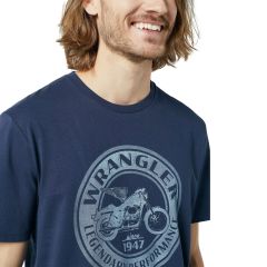 Póló Wrangler® Americana Tee Navy 112352841