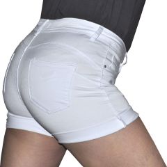 Rövidnadrág Moon Girl 167 White Push-Up Trendy Stretch Short