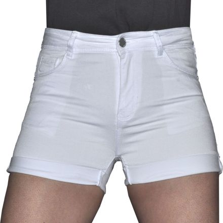 Rövidnadrág Moon Girl 167 White Push-Up Trendy Stretch Short Rövidnadrág Moon Girl 167 White Push-Up Trendy Stretch Short