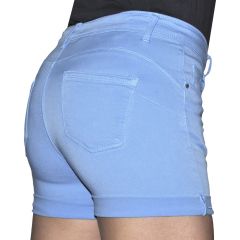 Rövidnadrág Moon Girl 167 Light Blue Push-Up Trendy Stretch Short