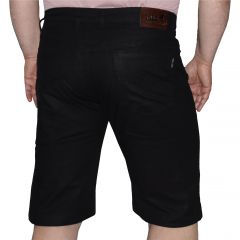 Rövidnadrág Toll Jeans Wear T2327 Plus Size Black Twill Capri Rövidnadrág Toll Jeans Wear T2327 Plus Size Black Twill Capri