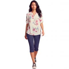 Rövidnadrág M. Sara Denim Capri Play SlimFit PushUp 2700 Blue Rövidnadrág M. Sara Denim Capri Play SlimFit PushUp 2700 Blue