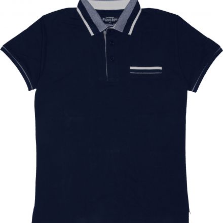 Póló Thomas Jeans 8104 Prémium galléros zsebes póló