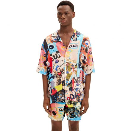Ing Desigual. SMCW42 Collage Resort Shirt Ing Desigual. SMCW42 Collage Resort Shirt