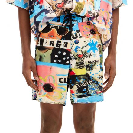 Rövidnadrág Desigual. SMMW03 Collage Resort Swim Shorts Rövidnadrág Desigual. SMMW03 Collage Resort Swim Shorts