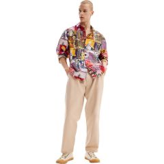Ing Desigual. SMCW07 Patchwork Poplin Shirt