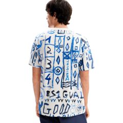 Póló Desigual. SMTK20 Arty motif T-shirt