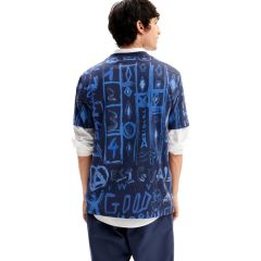 Póló Desigual. SMTK20 Arty motif T-shirt