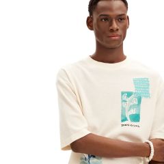 Póló Desigual. SMTK38 Short-sleeved Watercolor T-shirt