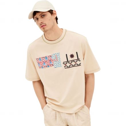 Póló Desigual. SMTK52 Desigual T-shirt With Details