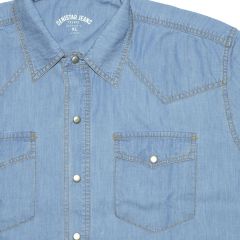 Ing Denistar Jeans Original Denim Shirt Short Sleeve
