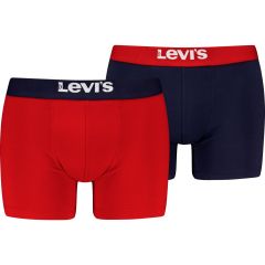 Alsónemű Levi's® Men Solid Basic x2 RB Boxer Brief Red Combo 701222842018